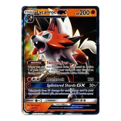 SM Team Up 82/181 Lycanroc GX (Half Art)