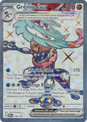 SV Twilight Masquerade 198/167 Greninja ex (Full Art)