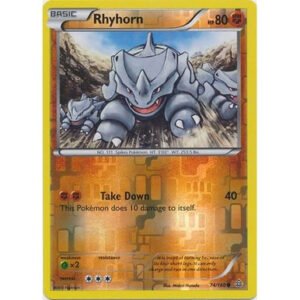 XY Primal Clash 74/160 Rhyhorn (Reverse Holo)