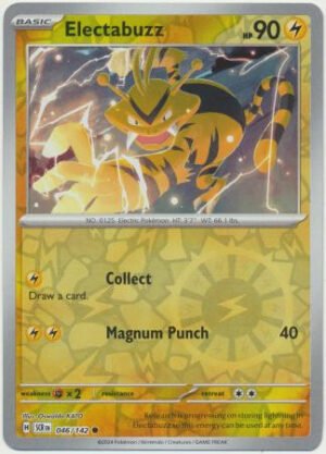 SV Stellar Crown 046/142 Electabuzz (Reverse Holo)
