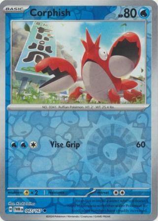 SV Twilight Masquerade 047/167 Corphish (Reverse Holo)