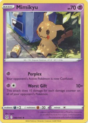 SWSH Lost Origin 080/196 Mimikyu