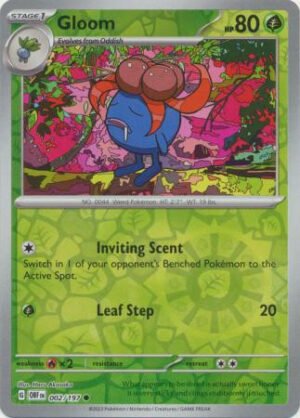 SV Obsidian Flames 002/197 Gloom (Reverse Holo)