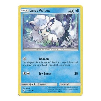 SM Guardians Rising 21/145 Alolan Vulpix (Non-Holo)