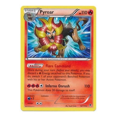 XY Phantom Forces 12/119 Pyroar (Non-Holo)