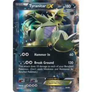 XY Ancient Origins 042/98 Tyranitar EX (Half Art)