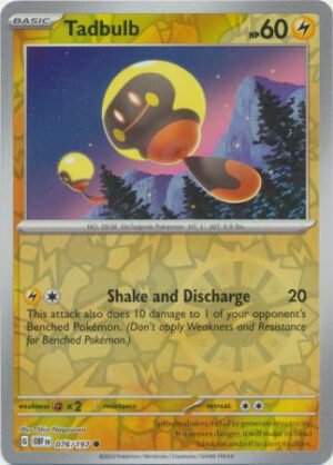 SV Obsidian Flames 076/197 Tadbulb (Reverse Holo)