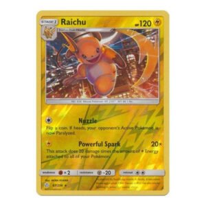 SM Cosmic Eclipse 067/236 Raichu (Reverse Holo)