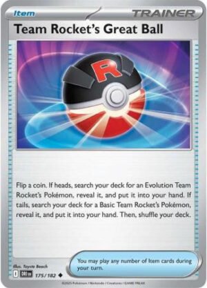 SV Destined Rivals 175/182 Team Rocket’s Great Ball