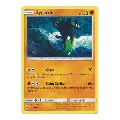 SM Forbidden Light 72/131 Zygarde (Non-Holo)
