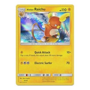 Trainer Kit: Alolan Raichu Deck 30/30 Alolan Riachu (Holo)