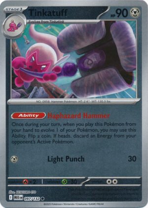 Mega Evolution 097/132 Tinkatuff (Reverse Holo)