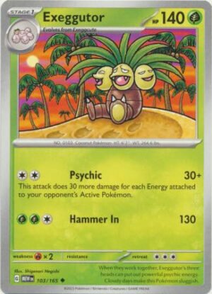 Scarlet & Violet 151 103/165 Exeggutor