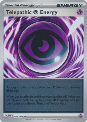 ME Perfect Order 088/088 Telepathic Psychic Energy (Reverse Holo)