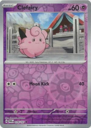 SV Twilight Masquerade 078/167 Clefairy (Reverse Holo)