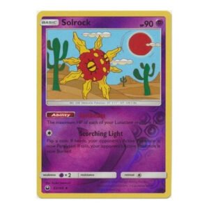 SM Celestial Storm 62/168 Solrock (Reverse Holo)