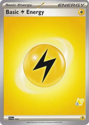 Scarlet & Violet SVE EN04 Basic Lightning Energy (Pikachu Symbol 4)
