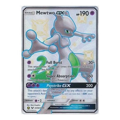 Shining Legends SV59/SV94 Mewtwo GX (Hidden Fates Shiny Vault Full Art)