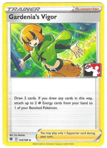 Astral Radiance 143/189 Gardenia's Vigor (Prize Pack League Promo Non-Holo)