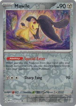 SV Obsidian Flames 143/197 Mawile (Reverse Holo)