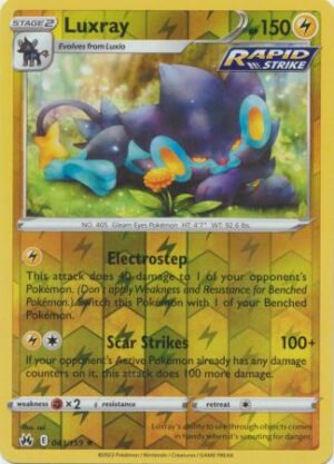 Crown Zenith 043/159 Luxray (Reverse Holo)