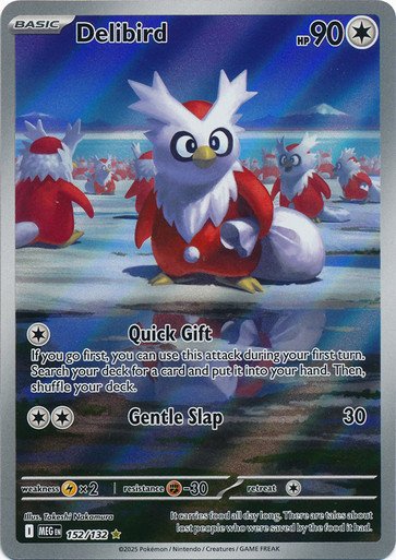 Mega Evolution 152/132 Delibird (Illustration Rare)