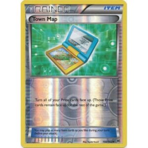 XY Break Through 150/162 Town Map (Reverse Holo)