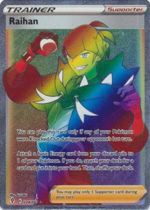 Evolving Skies 224/203 Raihan (Rainbow Rare)