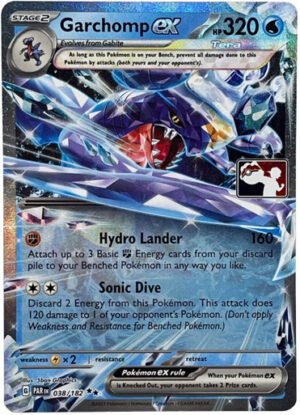 SV Paradox Rift 038/182 Garchomp ex (Prize Pack League Promo)