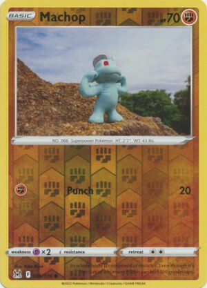 SWSH Lost Origin 086/196 Machop (Reverse Holo)