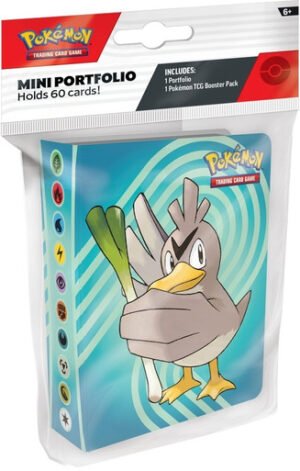 Pokemon Scarlet and Violet Mini Portfolio Farfetch'd & Psyduck (Q2 2025)