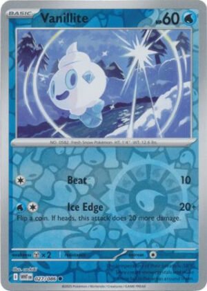 SV White Flare 027/086 Vanillite (Reverse Holo)