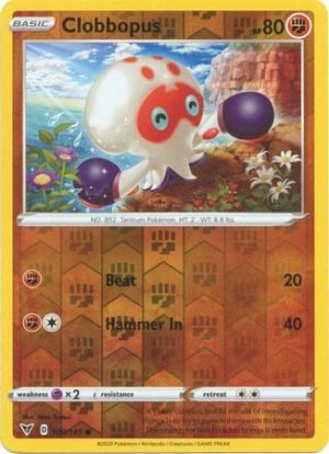 Vivid Voltage 100/185 Clobbopus (Reverse Holo)