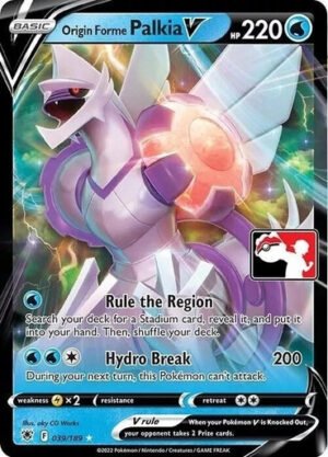 Astral Radiance 039/189 Origin Forme Palkia V (Prize Pack League Promo)