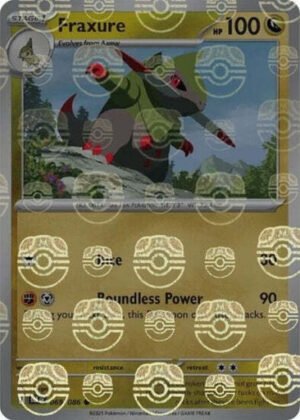 SV Black Bolt 069/086 Fraxure (MASTER BALL Reverse Holo)