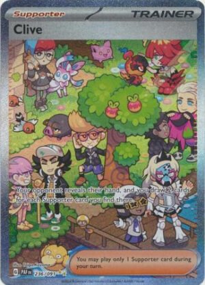 SV Paldean Fates 236/091 Clive (Alternative Art, Full Art)