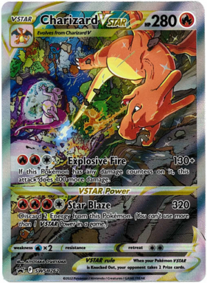 Sword & Shield Promo SWSH262 Charizard VSTAR (Full Art, Alternative Art)