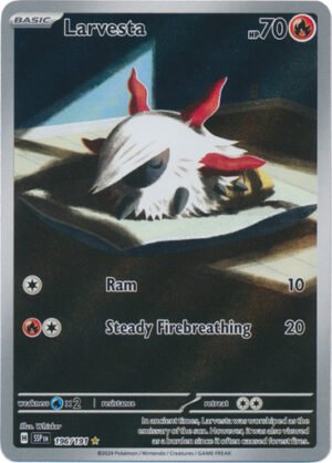SV Surging Sparks 196/191 Larvesta (Illustration Rare)