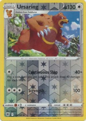 Astral Radiance 123/189 Ursaring (Reverse Holo)