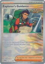 SV Prismatic Evolutions 107/131 Explorer's Guidance (POKE BALL Pattern Holo)