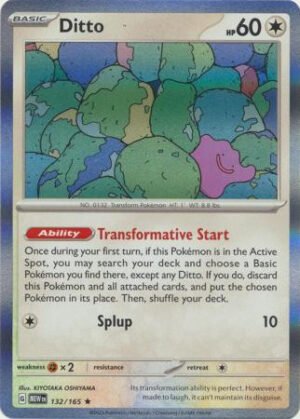 Scarlet & Violet 151 132/165 Ditto (Holo)