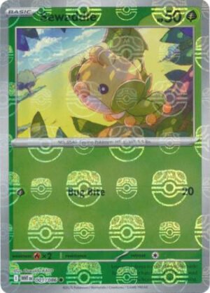 SV White Flare 001/086 Sewaddle (MASTER BALL Reverse Holo)