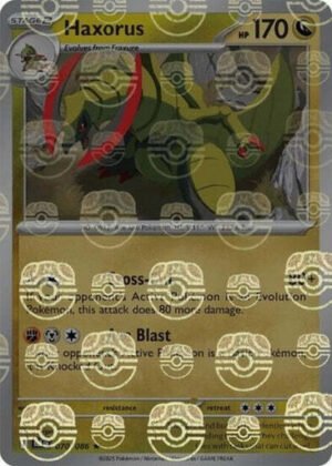 SV Black Bolt 070/086 Haxorus (MASTER BALL Reverse Holo)