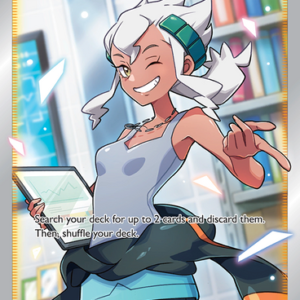 SWSH Silver Tempest TG26/TG30 Professor Burnet (Full Art)