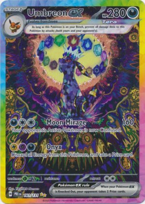 SV Prismatic Evolutions 161/131 Umbreon ex (Alternative Art, Full Art)