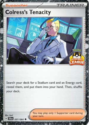 SV Shrouded Fable 057/064 Colress's Tenacity (Ultra Ball League Promo)
