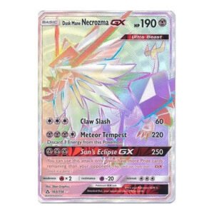 SM Ultra Prism 163/156 Dusk Mane Necrozma GX (Rainbow Rare)