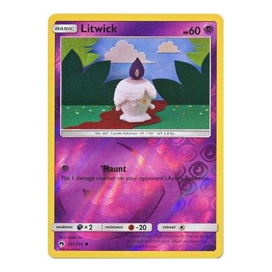 SM Lost Thunder 101/214 Litwick (Reverse Holo)
