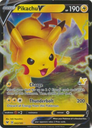 Vivid Voltage 043/185 Pikachu V (Pikachu Symbol 60)