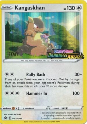 Sword & Shield Promo SWSH038 Kangaskhan (STAFF)